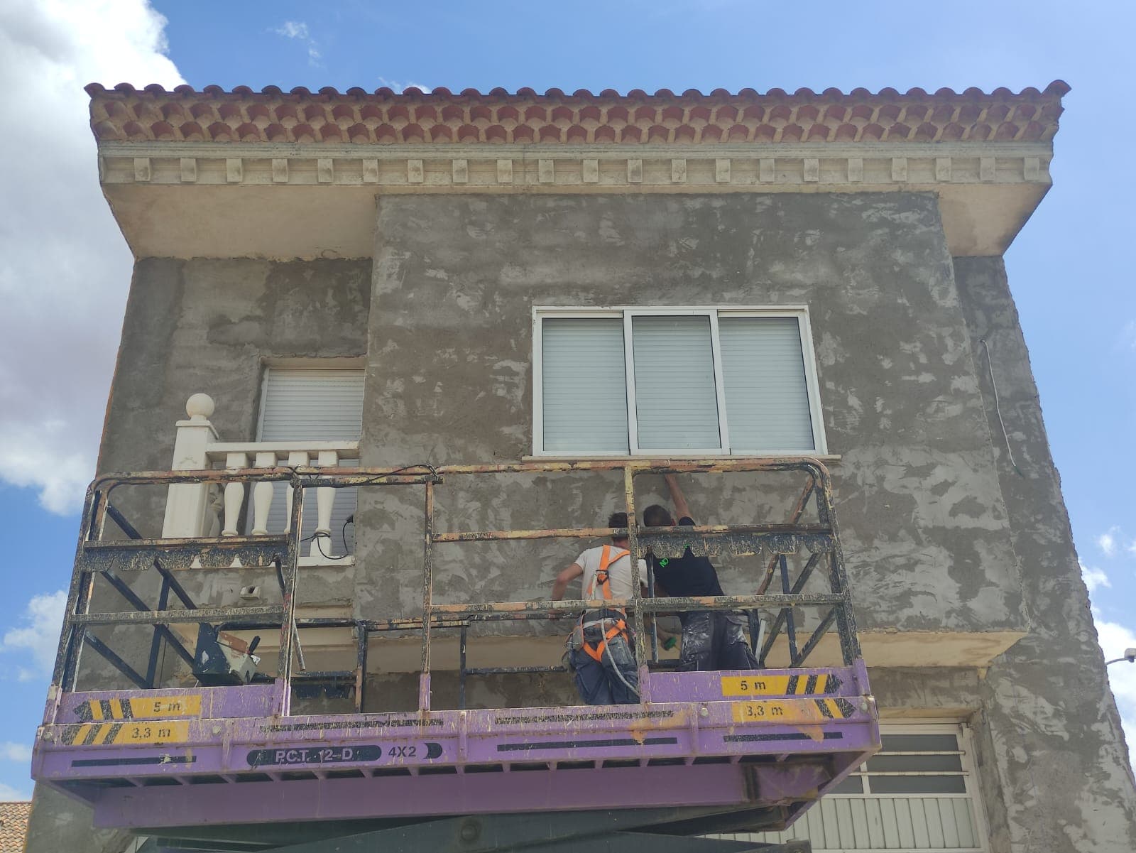 Obra de Rehabilitación de fachadas cerca de Getafe