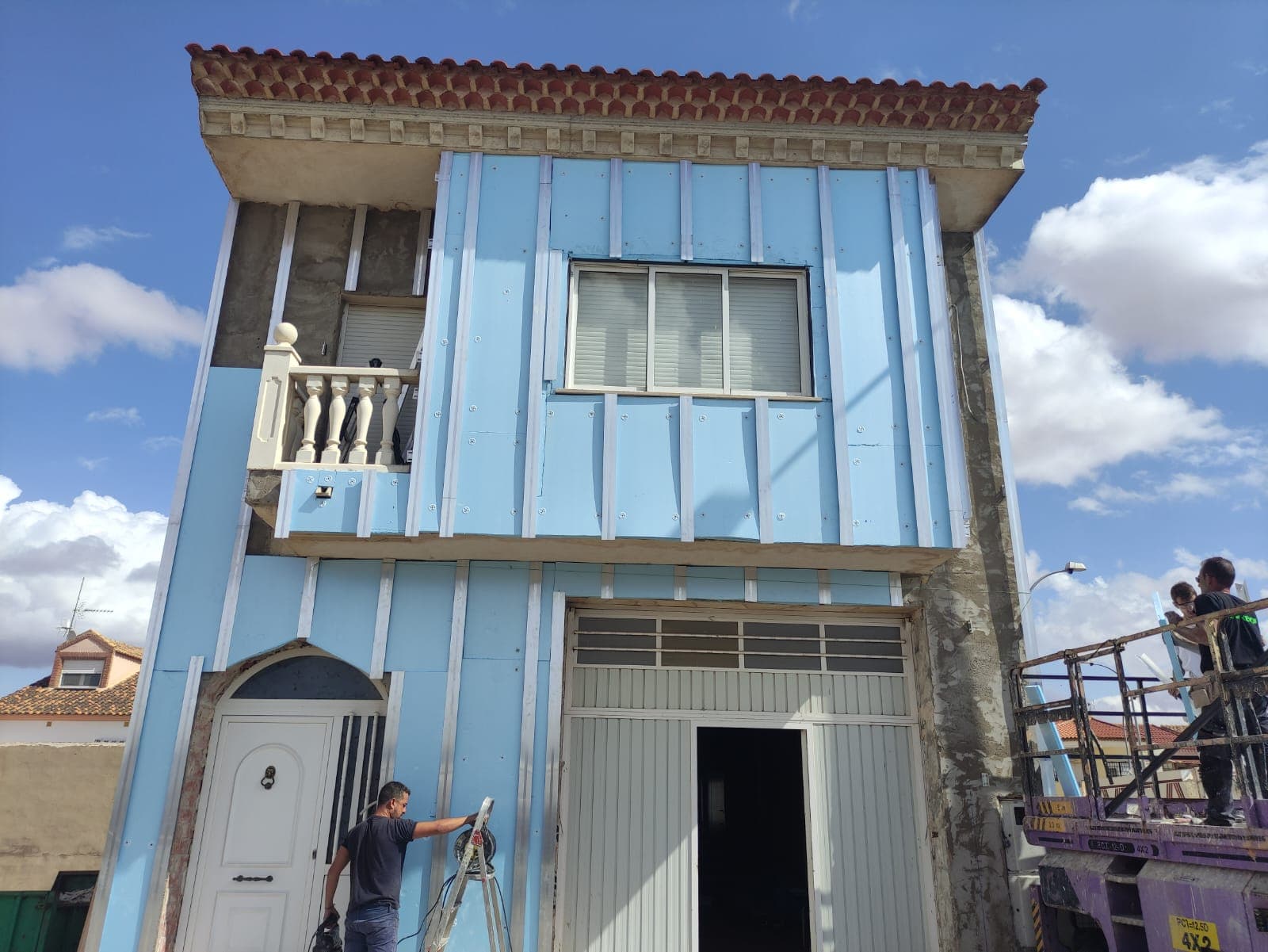 Obra de Cubiertas y tejados cerca de Getafe